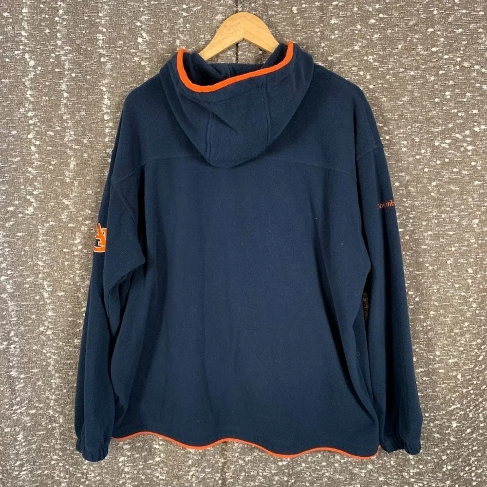 Auburn‎ Tigers NCAA Fleece Columbia Logo Pullover Hoodie Sweatshirt Men's XL